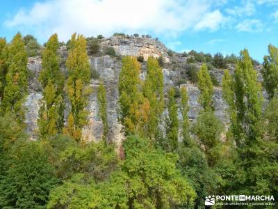 Hoces del Río Duratón - Sepúlveda;alpinismo treking rutas y excursiones mapas de madrid